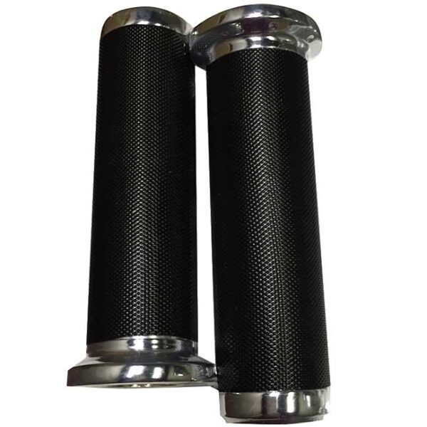 Evil Empire Designs' Chrome Grips with Star End Caps for All Indian Motorcycle Models